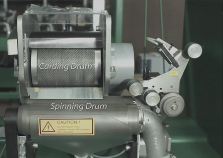carding spinning drum DREF spare part